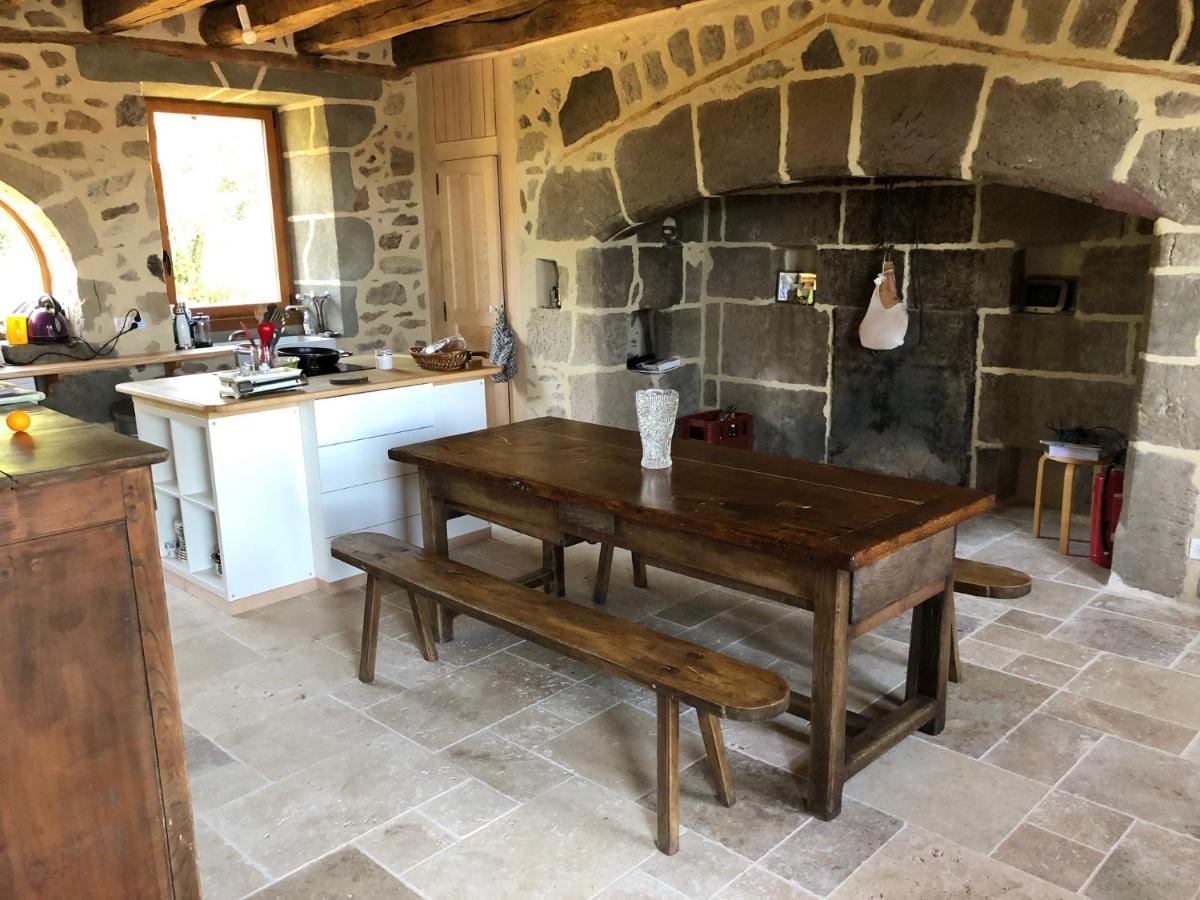 Saint-Christophe-Les-Gorges Maison Typique Auvergnate, Piscine Et Four A Pain מראה חיצוני תמונה